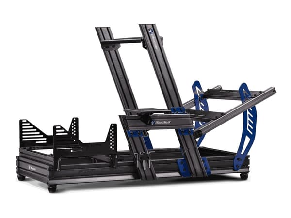 Next Level Racing F-GT Elite iRacing Edition - Racing simulator cockpit frame - aluminium, karbonstål - kullgrå