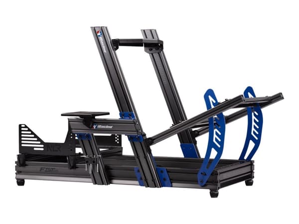 Next Level Racing F-GT Elite iRacing Edition - Racing simulator cockpit frame - aluminium, karbonstål - kullgrå