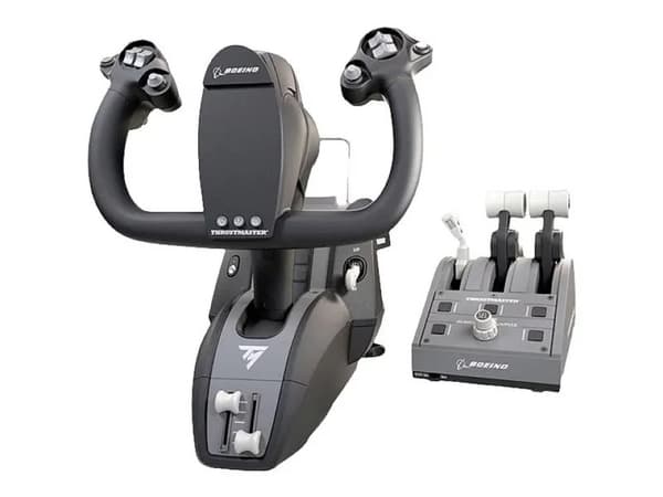 Thrustmaster Civil Aviation (TCA) Yoke Pack Boeing Edition - Åk og gasspedal - kablet - for PC, Microsoft Xbox One, Microsoft Xbox Series S, Microsof