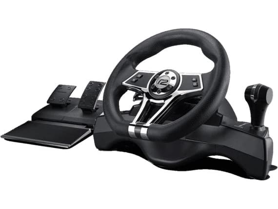 Ready2Gaming Hurricane Wheel Pro - Ohjauspyörän, polkimien ja vaihdevivun sarja - langallinen - PC:lle, Sony PlayStation 3:lle, Sony PlayStation 4:ll