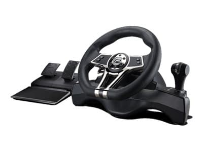 Ready2Gaming Hurricane Wheel Pro - Ohjauspyörän, polkimien ja vaihdevivun sarja - langallinen - PC:lle, Sony PlayStation 3:lle, Sony PlayStation 4:ll