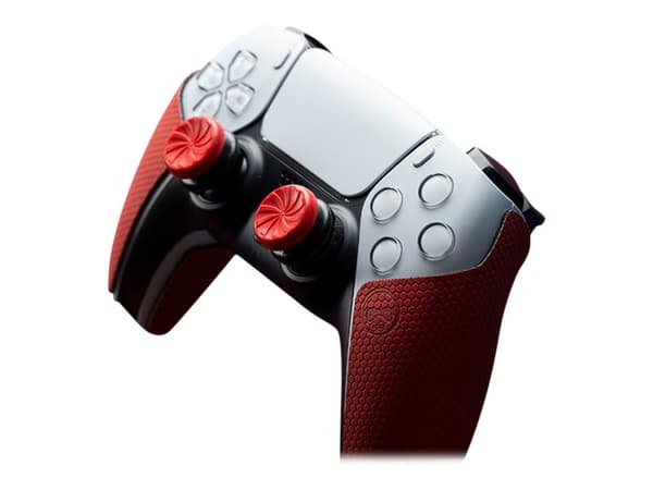 KontrolFreek Performance Inferno Kit - Gamepadin kiinnityskärjet ja kahvat - musta ja punainen - Sony DualSense; DualShock 2, 3, 4, 4, 4 v2:lle