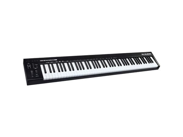 M-AUDIO Keystation 88 MK3 MIDI-keyboard 88 taster USB Sort, Hvid