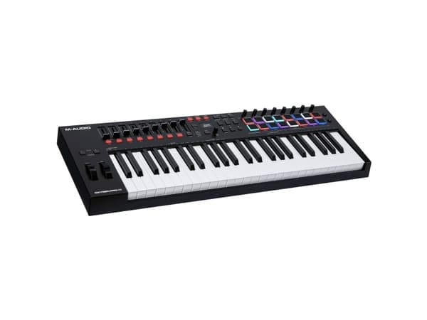 M-AUDIO Oxygen Pro 49, 49 taster, Knapper, Rotasjon, lysbildeviser, USB, 800,1 mm, 264,2 mm, 83,8 mm