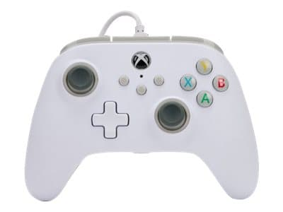 PowerA Wired Controller - Spelkontroll - kabelansluten - vit - för Microsoft Xbox Series X, Microsoft Xbox Series S, Microsoft Xbox One