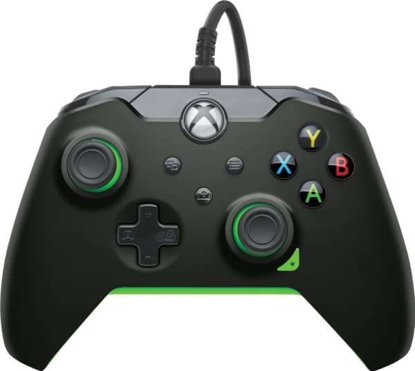 PDP-ohjain langallinen, neonmusta XBOX-sarja X