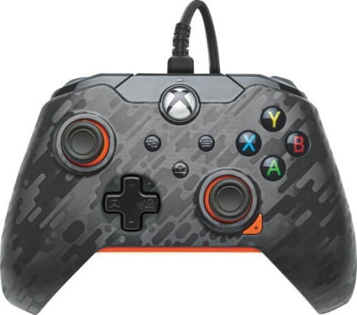 PDP - Håndkonsoll - kablet - atomic carbon - for Microsoft Xbox One, Microsoft Xbox Series S, Microsoft Xbox Series X, PC