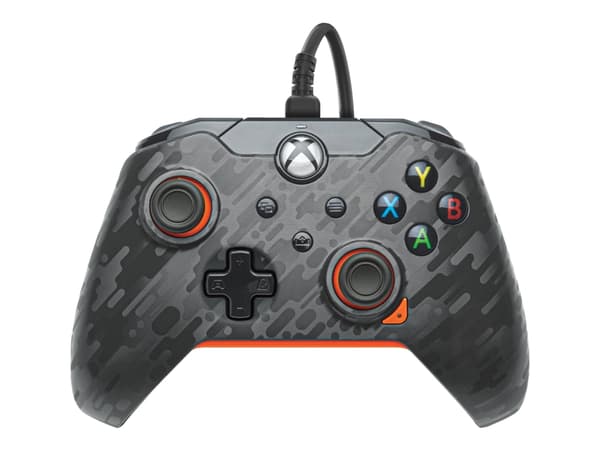 PDP - Håndkonsoll - kablet - atomic carbon - for Microsoft Xbox One, Microsoft Xbox Series S, Microsoft Xbox Series X, PC