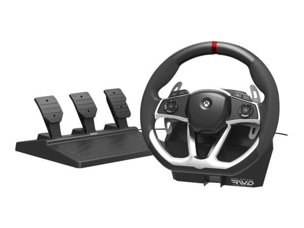 HORI Force Feedback Racing Wheel DLX - Hjul- og pedalsett - for PC, Microsoft Xbox One, Microsoft Xbox Series S, Microsoft Xbox Series X