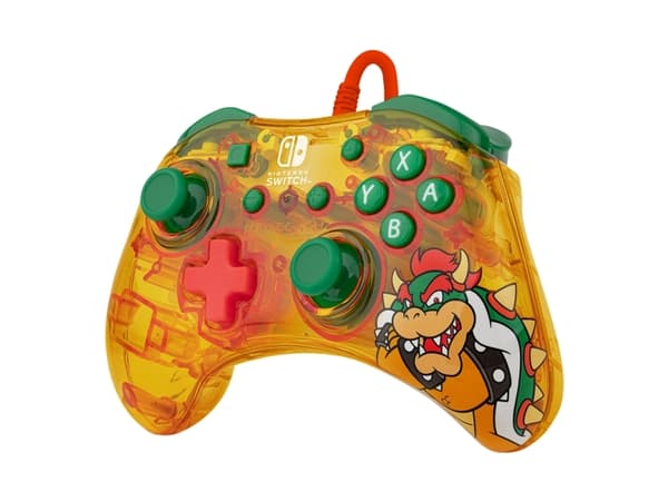 PDP Rock Candy: Lemon Bomb Bowser, Gamepad, Nintendo Switch, Nintendo Switch Lite, Nintendo Switch OLED, D-pute, Menyknapp, Analog/digital, Koblet me