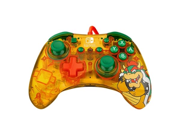 PDP Rock Candy: Lemon Bomb Bowser, Gamepad, Nintendo Switch, Nintendo Switch Lite, Nintendo Switch OLED, D-pute, Menyknapp, Analog/digital, Koblet me