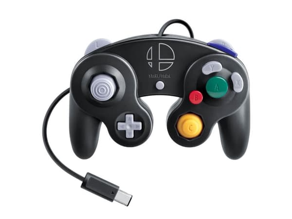 NINTENDO GAMECUBE Controller - Super Smash Bros. Edition - spelkontroll - kabelansluten - svart - för Nintendo Switch