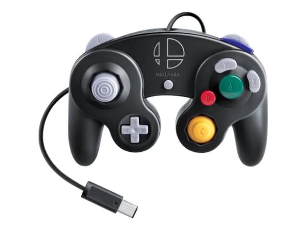 NINTENDO GAMECUBE Controller - Super Smash Bros. Edition - håndkonsoll - kablet - svart - for Nintendo Switch