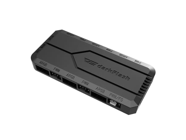 darkFlash RC2, Fläktkontroller, Grå, 4-stift