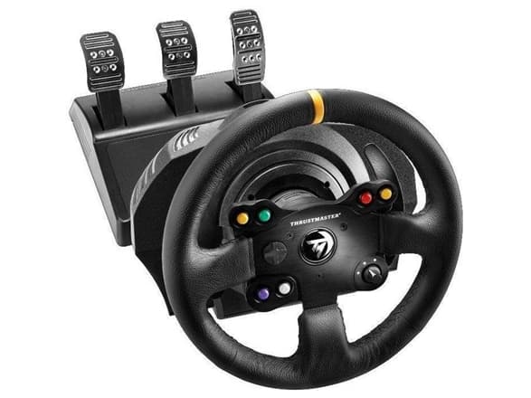 ThrustMaster TX Racing - Leather Edition - hjul- og pedalsett - kablet - for PC, Microsoft Xbox One