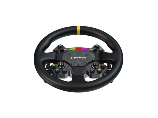MOZA RS V2-ratt, rundt - skinn (33 cm)