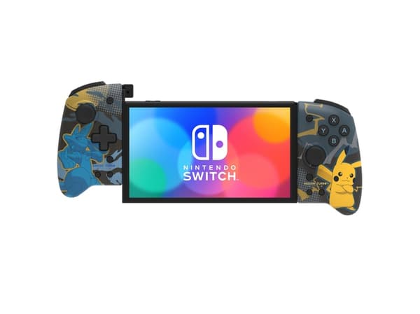 Hori Split Pad Pro (Lucario & Pikachu), Gamepad, Nintendo Switch, Nintendo Switch OLED, D-pute, Hjem-knapp, Turboknapp, Analog/digital, Koblet med le