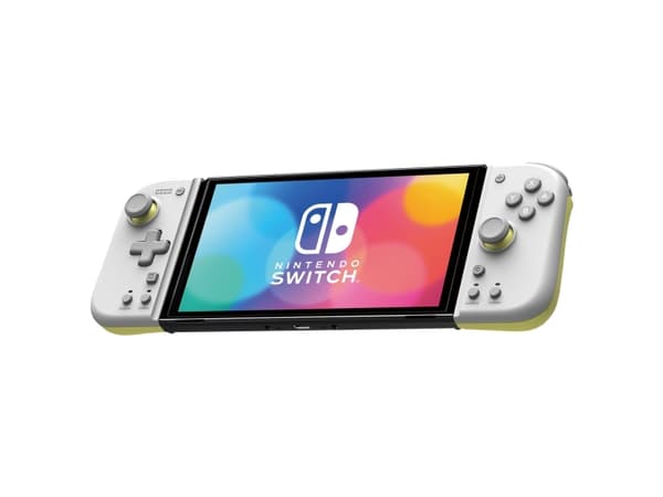 HORI Split Pad - Håndkonsoll - gul, lysegrå - for Nintendo Switch, Nintendo Switch OLED
