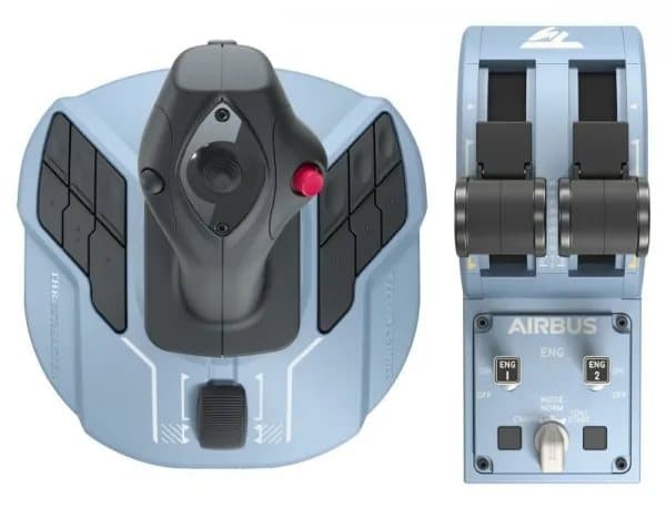 Thrustmaster Civil Aviation (TCA) Officer Pack Airbus Edition - Joystick og gasspedal - kablet - for PC