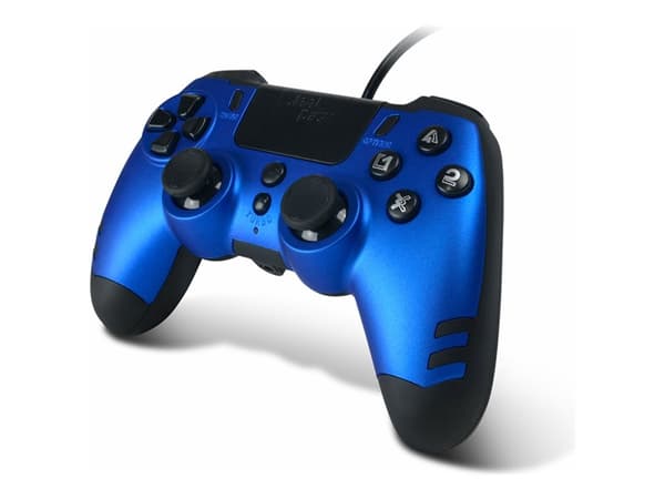 Steelplay Slim Pack - Peliohjain - kaapeli - safiirinsininen - PC:lle, Sony PlayStation 3, Sony PlayStation 4
