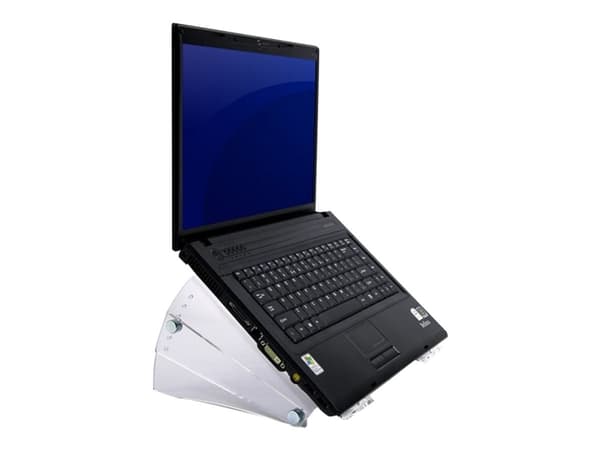Neomounts NSNOTEBOOK300 - Ställ - för notebook - akryl - klar - skärmstorlek: 10"-22"