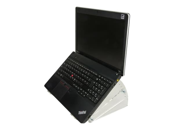 Neomounts NSNOTEBOOK300 - Ställ - för notebook - akryl - klar - skärmstorlek: 10"-22"
