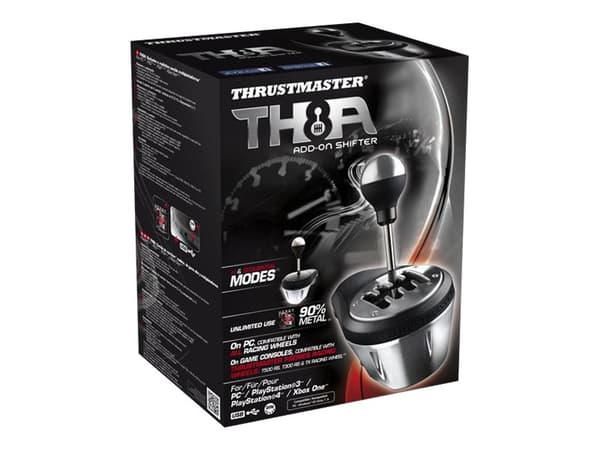 ThrustMaster TH8A Shifter - Håndtag til gearskift - kabling - for PC, Sony PlayStation 3, Microsoft Xbox One, Sony PlayStation 4, Sony PlayStation 5,