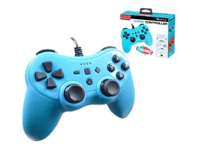 Subsonic Colorz - Håndkonsoll - kablet - blå - for Nintendo Switch