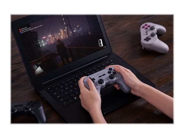 8Bitdo Pro 2, Pad-ohjain, Android, Nintendo Switch, Nintendo Switch Lite, PC, Tablet PC, D-pad, Käyttötilapainike, Valintapainike, Käynnistyspainike,
