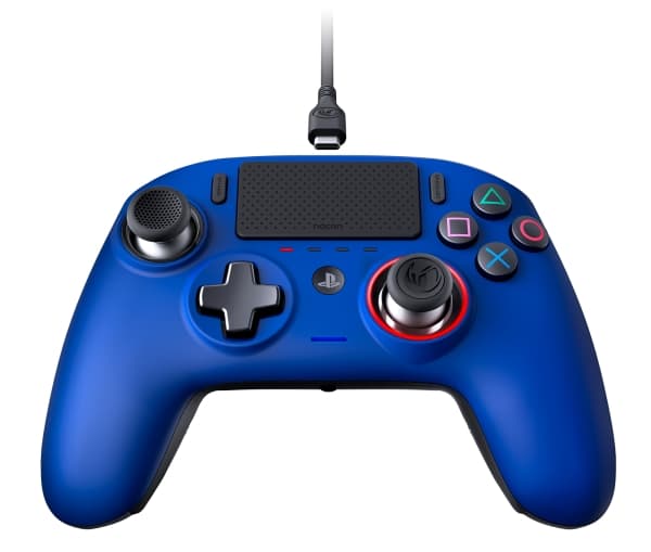 NACON REVOLUTION Pro Controller 3 - Spelkontroll - kabelansluten - blå - för PC, Sony PlayStation 4