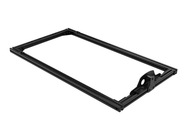 Next Level Racing - Racing simulator cockpit traction adapter frame - karbonstål, premium anodized aluminum - svart