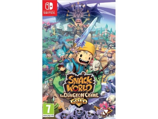 Nintendo SNACK WORLD: THE DUNGEON CRAWL — GOLD, Switch, Nintendo Switch, Flerspillermodus, T (Teen)