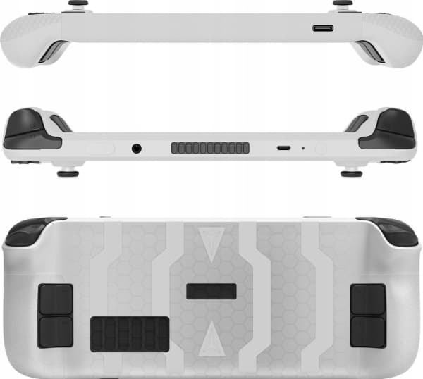 JYS Case Etui + painikkeiden pyyhekumit Steam Deckille / Valkoinen / Jys-sd011