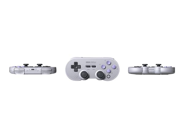 8Bitdo SN30 Pro USB, Pad-ohjain, Nintendo Switch, PC, D-pad, Valintapainike, Käynnistyspainike, Langallinen, USB, Harmaa