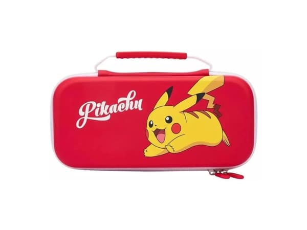 PowerA NSCS0064-01, Etui, Nintendo, Rød, Felt, Gummi, Nintendo Switch, Nintendo Switch Lite, Nintendo Switch OLED, Ripebestandig