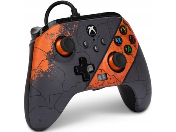 PowerA XBGP0019-01, Gamepad, Xbox Series S, Xbox Series X, Wired, USB, USB Type-C, Black, Orange