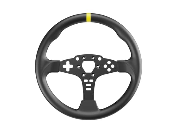 Moza Racing RS046, PC, Rattmodifikation, Svart, Gjuten aluminium, Mikrofiber, Moza, 1 styck