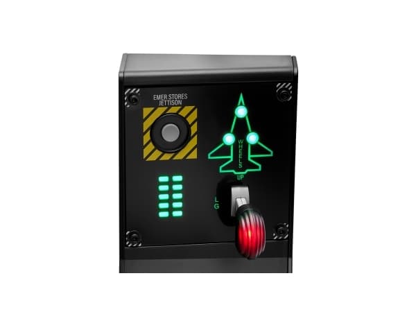 Thrustmaster VIPER Panel, Ohjain + moottorin ohjausvipu, PC, Langallinen, USB, Musta, Kaapeli
