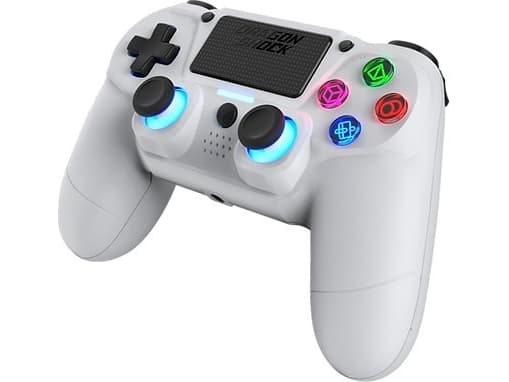 Dragonshock Mizar White Bluetooth Gamepad Analogue / Digital PlayStation 4