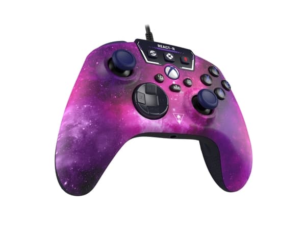 Turtle Beach React-R - Spelkontroll - kabelansluten - nebulosa - för Microsoft Xbox Series X, Microsoft Xbox Series S, Microsoft Xbox One, PC