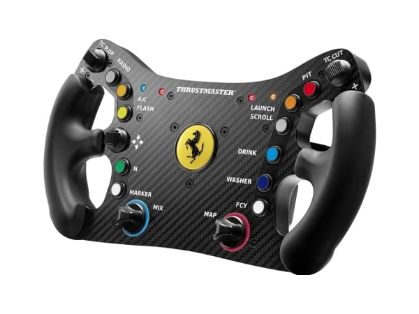 Thrustmaster Ferrari 488 GT3, Ratt, PC, D-pute, Menyknapp, Modusknapp, Startknapp, Analog/digital, Koblet med ledninger (ikke trådløs), Sort
