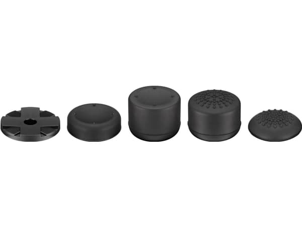 Wentronic 58382, PlayStation 4, PlayStation 5, Tumgreppslock, Svart, Silikon, Sony, 10 styck