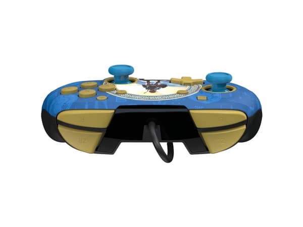 PDP Rematch: Hyrule Blue, Spelplatta, Nintendo Switch, Nintendo Switch Lite, Nintendo Switch OLED, D-pad, Home-knapp, Analog / Digital, Kabel, USB