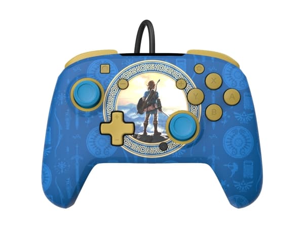 PDP Rematch: Hyrule Blue, Gamepad, Nintendo Switch, Nintendo Switch Lite, Nintendo Switch OLED, D-pad, Home-painike, Analoginen/Digitaalinen, Langall