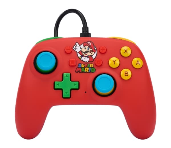 PowerA Nano - Håndkonsoll - kablet - Mario Medley - for Nintendo Switch, Nintendo Switch Lite