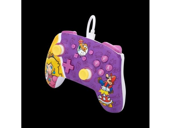 PowerA NSGP0092-01, Gamepad, Nintendo Switch, Wired, USB, Purple, Red, Yellow, 3 m