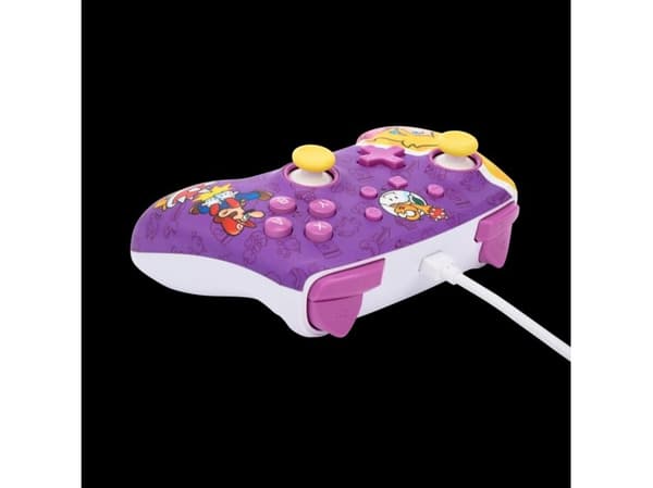 PowerA NSGP0092-01, Gamepad, Nintendo Switch, Wired, USB, Purple, Red, Yellow, 3 m