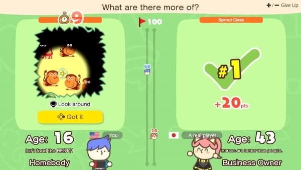 Nintendo Big Brain Academy: Brain vs Brain, Nintendo Switch, Multiplayer-läget, (Alla)