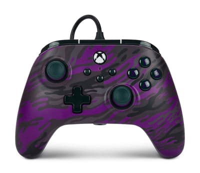 PowerA Advantage langallinen ohjain Xbox Series X|S:lle - Purple Camo (violetti)