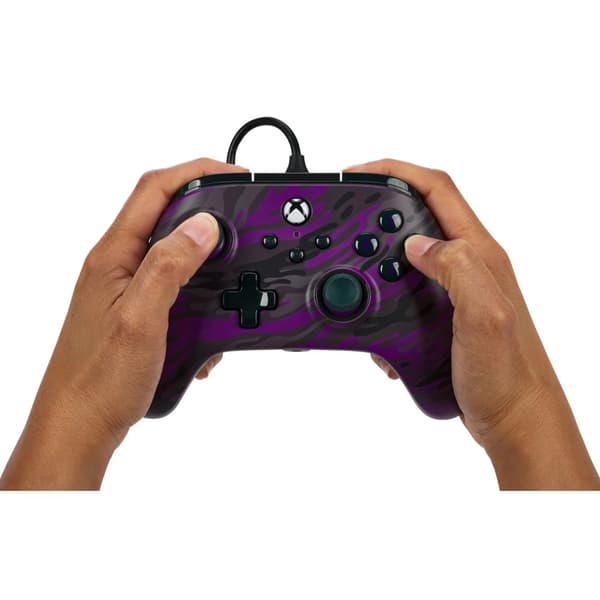PowerA Advantage langallinen ohjain Xbox Series X|S:lle - Purple Camo (violetti)